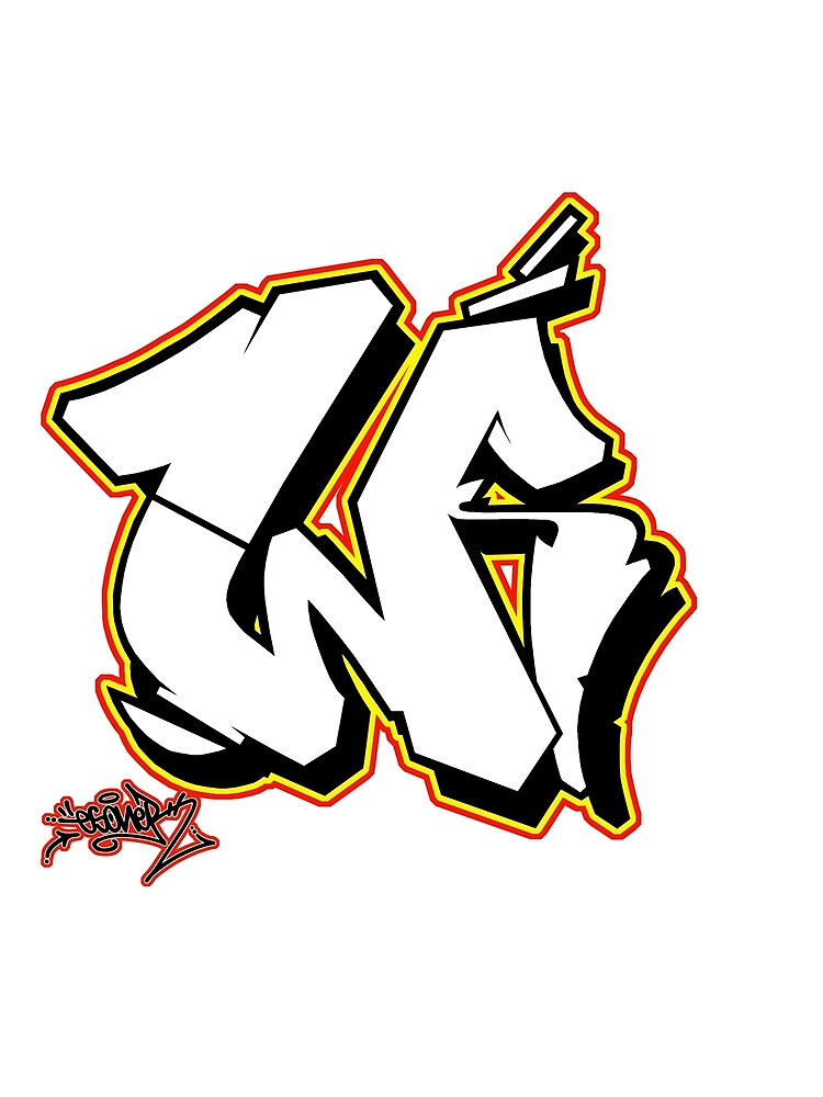 Letter N - Graffiti Street Art Style  Canvas Print for Sale by