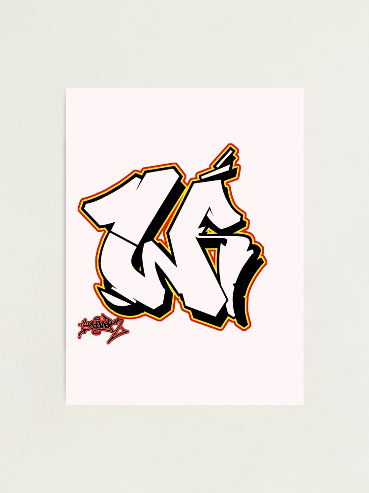 ESOW Graffiti Silkscreen Print Monochrome Edition 35 with