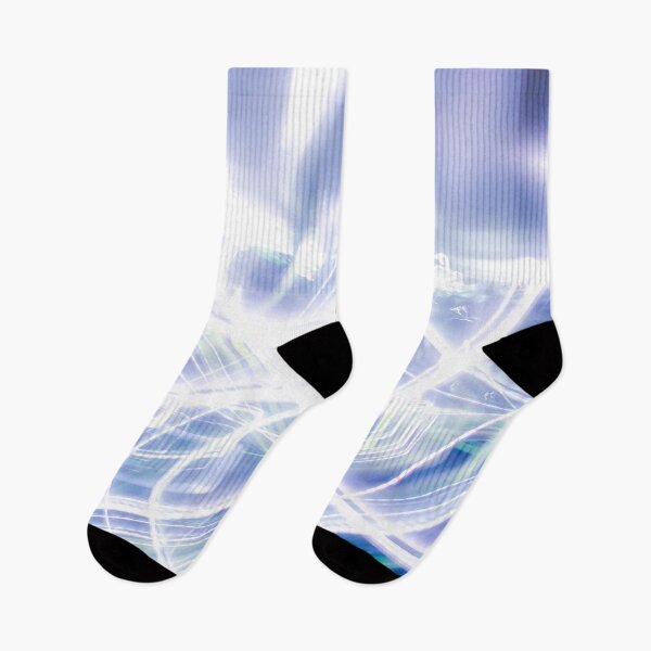 Item preview, Chaotic white-blue wavy light streaks of energy and electricity 2 designed and sold by James-Cole.