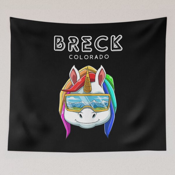 Item preview, Breck Colorado - Ski and Snowboard Unicorn Tank Top designed and sold by GodivaShop.