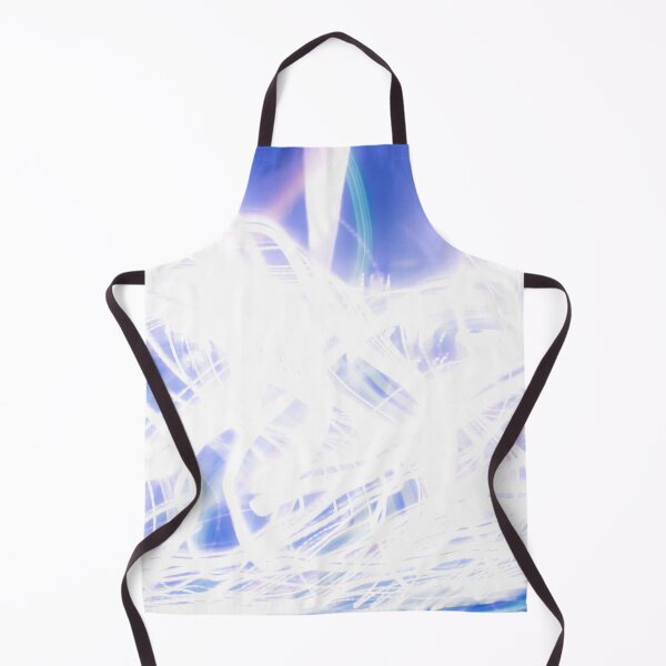 Item preview, Chaotic white-blue wavy light streaks of energy and electricity 1 designed and sold by James-Cole.