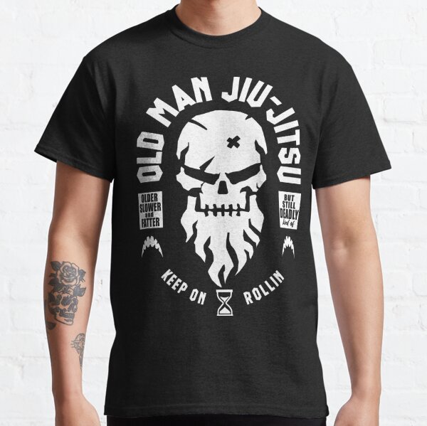 Vieil homme Jiu Jitsu T-shirt classique