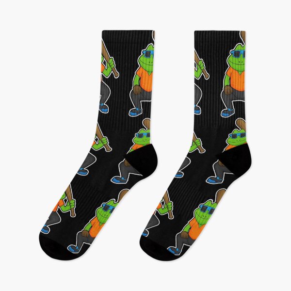 Item preview, Frog at Baseball with Baseball bat & Sunglasses designed and sold by Snabdesign84.