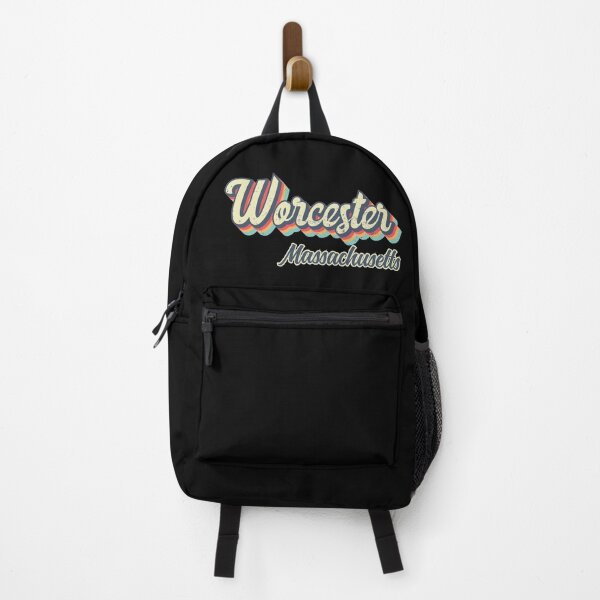Item preview, Worcester city Massachusetts Retro Vintage 70s rainbow designed and sold by Teelogic.
