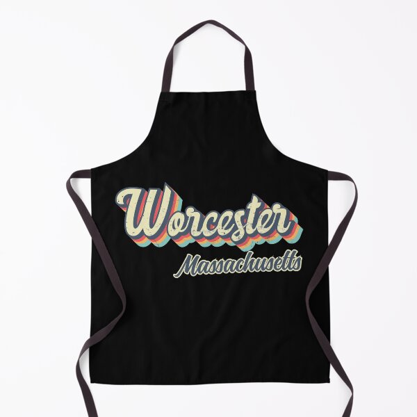 Item preview, Worcester city Massachusetts Retro Vintage 70s rainbow designed and sold by Teelogic.