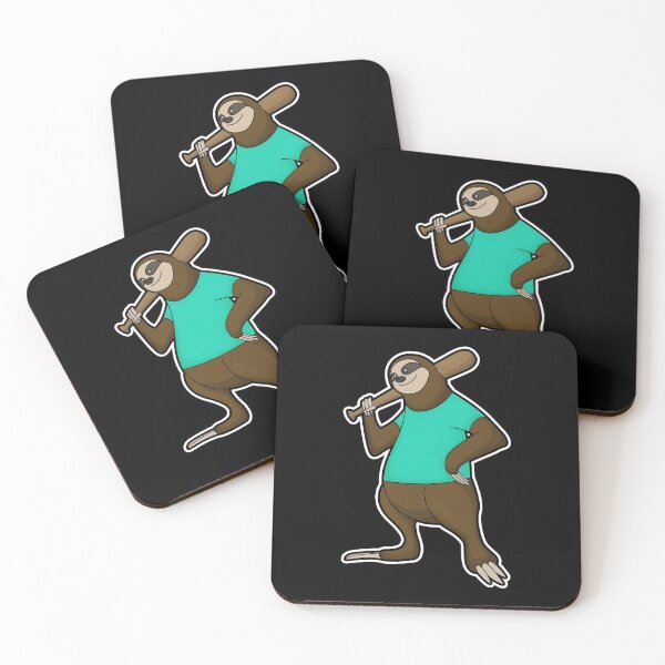 Item preview, Sloth at Baseball with Baseball bat designed and sold by Snabdesign84.