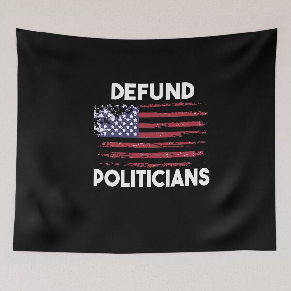 Item preview, Defund The Politicians - Libertarian Political Anti Government designed and sold by Heddar Badreddine.