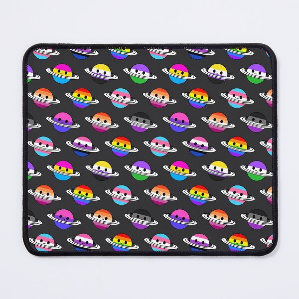 Item preview, Cute Pride Planets (black background) designed and sold by mariiecx.