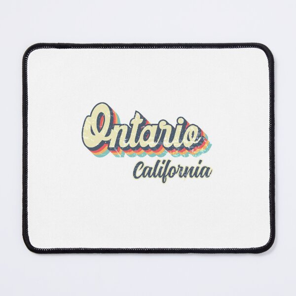 Item preview, Ontario city California Retro Vintage 70s rainbow designed and sold by Teelogic.
