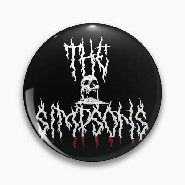 Item preview, Simpsons Death Metal Logo designed and sold by Gamerdoge.