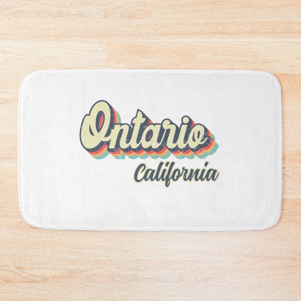 Item preview, Ontario city California Retro Vintage 70s rainbow designed and sold by Teelogic.