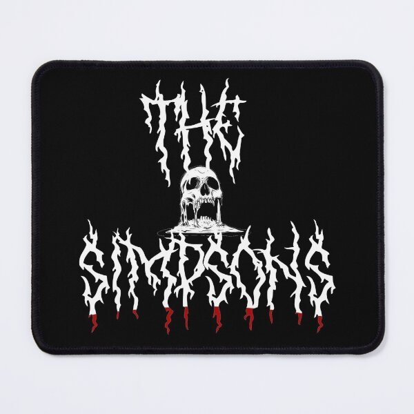 Item preview, Simpsons Death Metal Logo designed and sold by Gamerdoge.