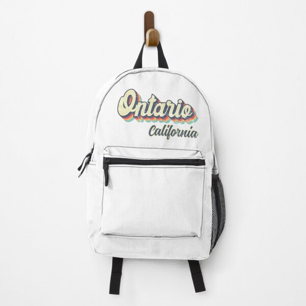 Item preview, Ontario city California Retro Vintage 70s rainbow designed and sold by Teelogic.