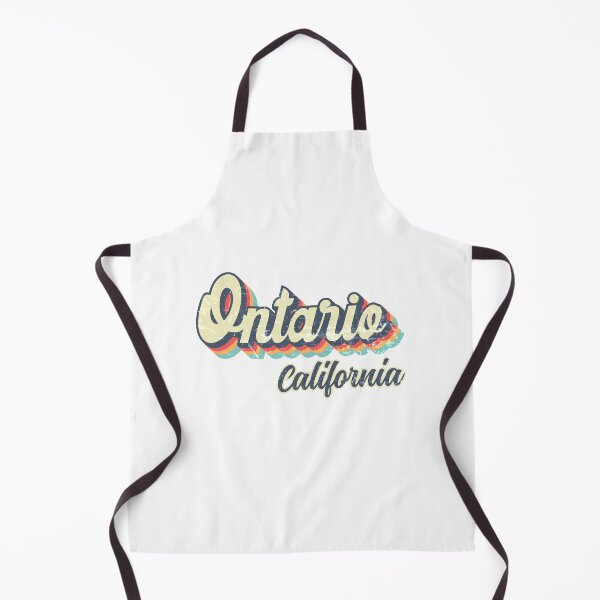 Item preview, Ontario city California Retro Vintage 70s rainbow designed and sold by Teelogic.