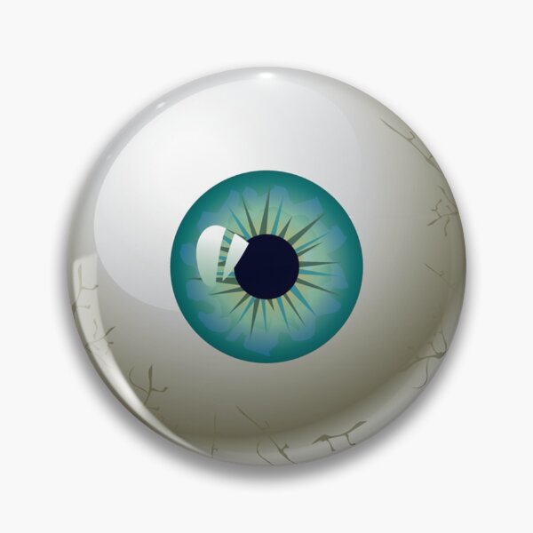 Eyeball Enamel Pin | Blue Iris Pin