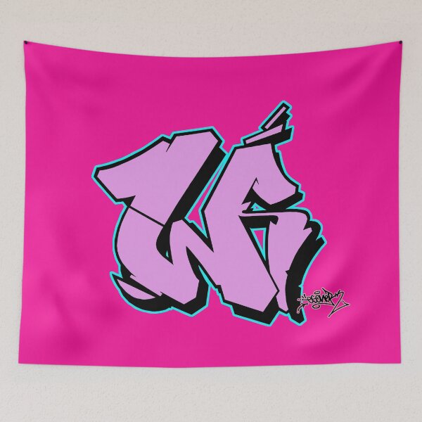 Item preview, PINK W BY ESONE URBAN GRAFFITI STREET STYLE  designed and sold by GraffitiBomberZ.