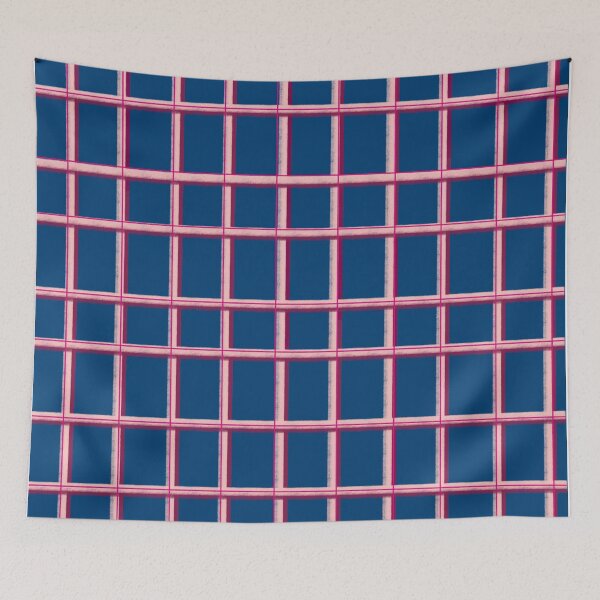 Item preview, Plaid Pattern in Pantone Autumn/Winter 21/22 Colors - Mykonos Blue designed and sold by nabeArtist.