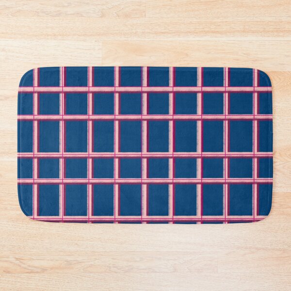 Item preview, Plaid Pattern in Pantone Autumn/Winter 21/22 Colors - Mykonos Blue designed and sold by nabeArtist.