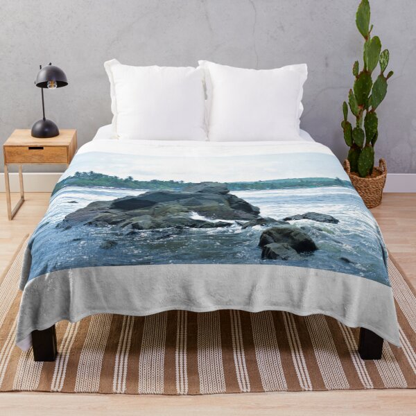 Item preview, Ocean/Sea Waves Sky and Rock Stones Beautiful Blue Background designed and sold by Mohammed Sohail Khan.