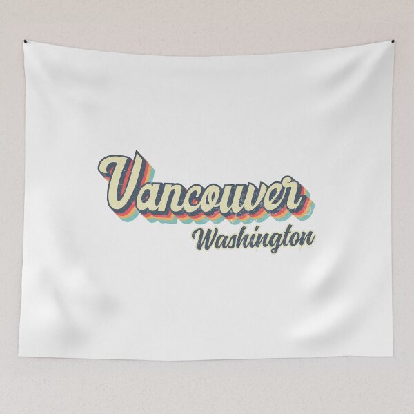 Item preview, Vancouver city Washington Retro Vintage 70s rainbow designed and sold by Teelogic.