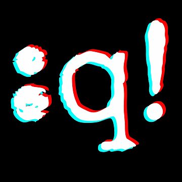 Artwork thumbnail, Exit vim :q! Sign pro programmers tip - Funny by Programmer's Life and Humor