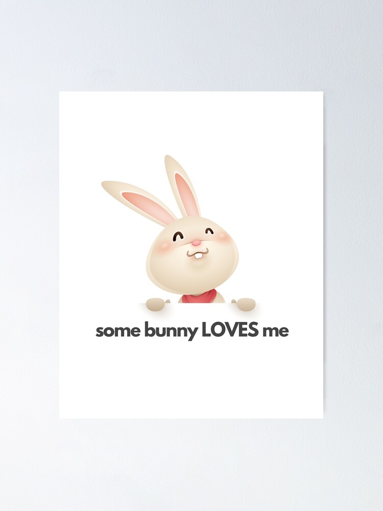 some bunny loves me sticker some bunny loves me sticker