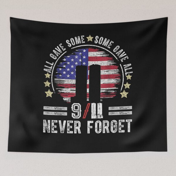 Item preview, All Gave Some Some Gave All 20Year 911 Memorial Never Forget T-Shirt designed and sold by Ortega-Blue.