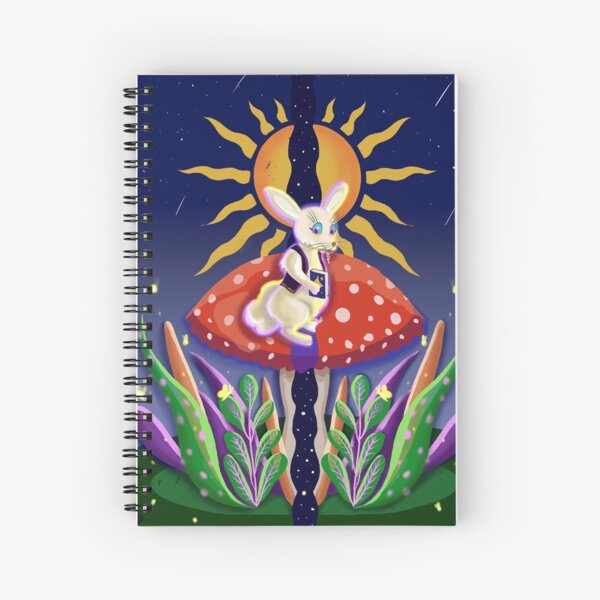 Enlightened Bunny Spiral Notebook