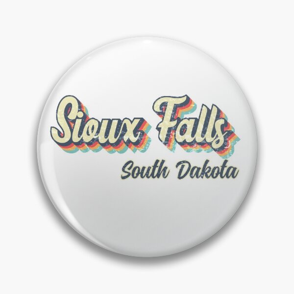 Item preview, Sioux Falls city South Dakota Retro Vintage 70s rainbow designed and sold by Teelogic.