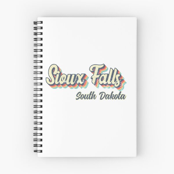 Item preview, Sioux Falls city South Dakota Retro Vintage 70s rainbow designed and sold by Teelogic.