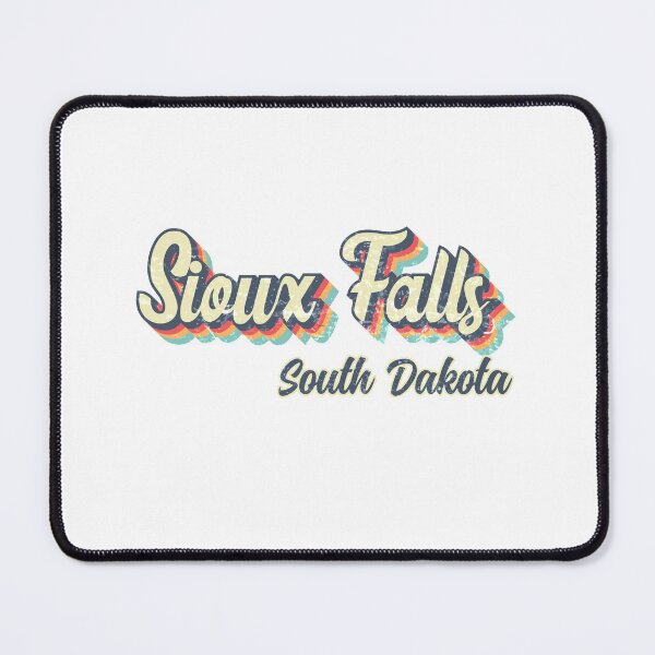 Item preview, Sioux Falls city South Dakota Retro Vintage 70s rainbow designed and sold by Teelogic.
