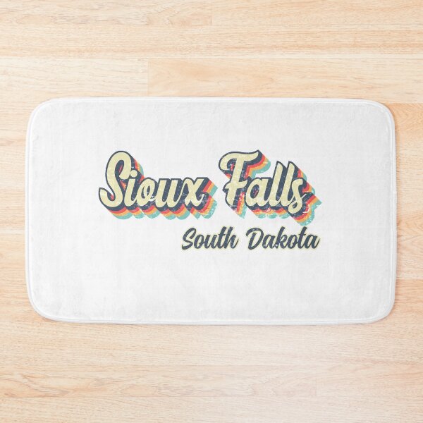 Item preview, Sioux Falls city South Dakota Retro Vintage 70s rainbow designed and sold by Teelogic.