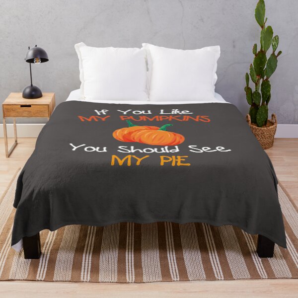 Item preview, If You Like My Pumpkins You Should See My Pie funny halloween Cool Gift Design designed and sold by oussamah99.