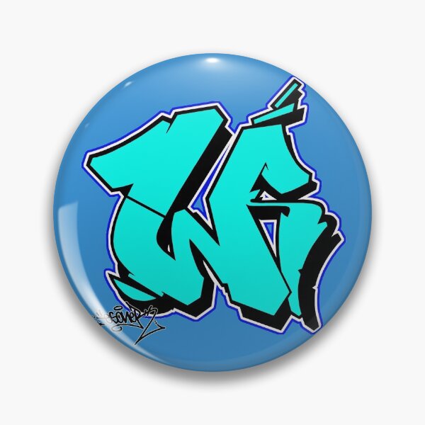Item preview, BLUE W BY ESONE URBAN GRAFFITI STREET STYLE  designed and sold by GraffitiBomberZ.