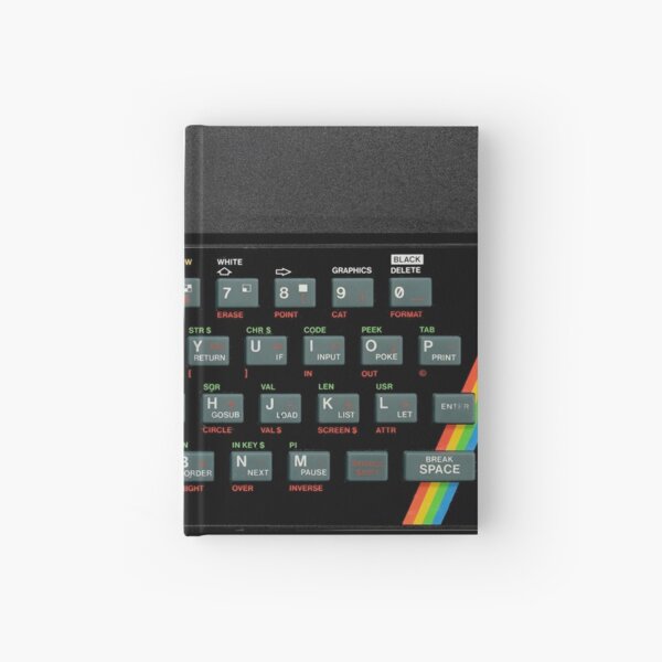 Retro Computer Hardcover Journals Redbubble - roblox isle hacking calculator