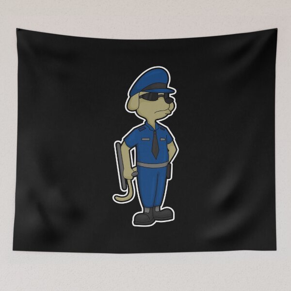 Item preview, Dog Cop Baton Police designed and sold by Snabdesign84.