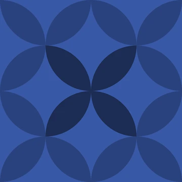 Artwork thumbnail, Geometric Pattern: Circle Nested: Azure by Red Wolf
