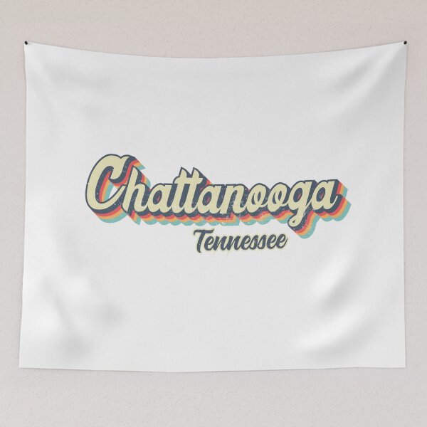 Item preview, Chattanooga city Tennessee Retro Vintage 70s rainbow designed and sold by Teelogic.