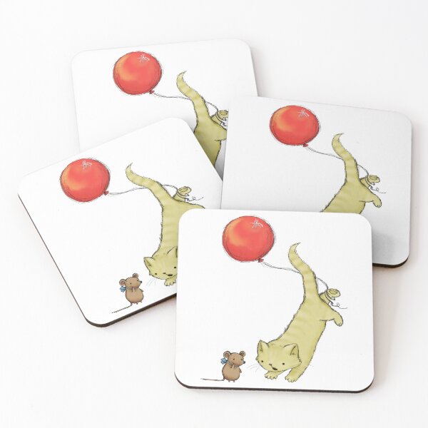 Item preview, Mouse, Cat and a Balloon  designed and sold by Fananaa.