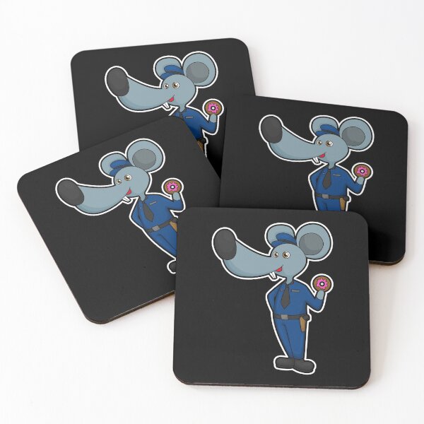 Item preview, Mouse as Police officer with Donut designed and sold by Snabdesign84.