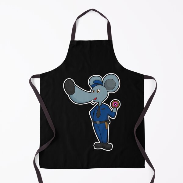 Item preview, Mouse as Police officer with Donut designed and sold by Snabdesign84.