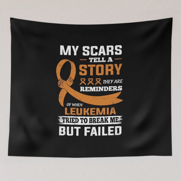 Item preview, My Scars Tell A Story Leukemia Awareness designed and sold by cadieuxart.