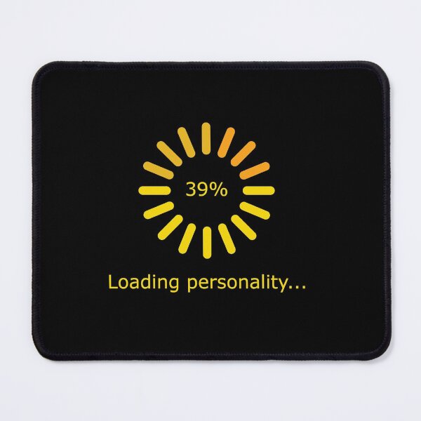 Item preview, Loading Personality (Yellow) designed and sold by Petrol Blue.