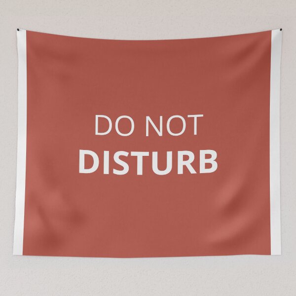 Item preview, Do not disturb at work danger sign designed and sold by PeacePlanner.