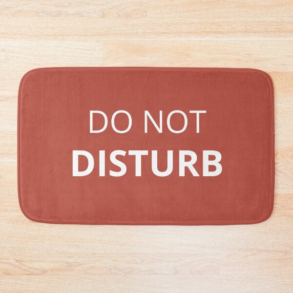 Item preview, Do not disturb at work danger sign designed and sold by PeacePlanner.