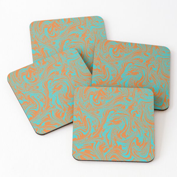Item preview, Bright neon retro swirls designed and sold by rheabhargava.