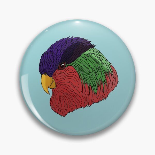 Item preview, National Animal of Fiji: Collared Lory designed and sold by nationalkingdom.