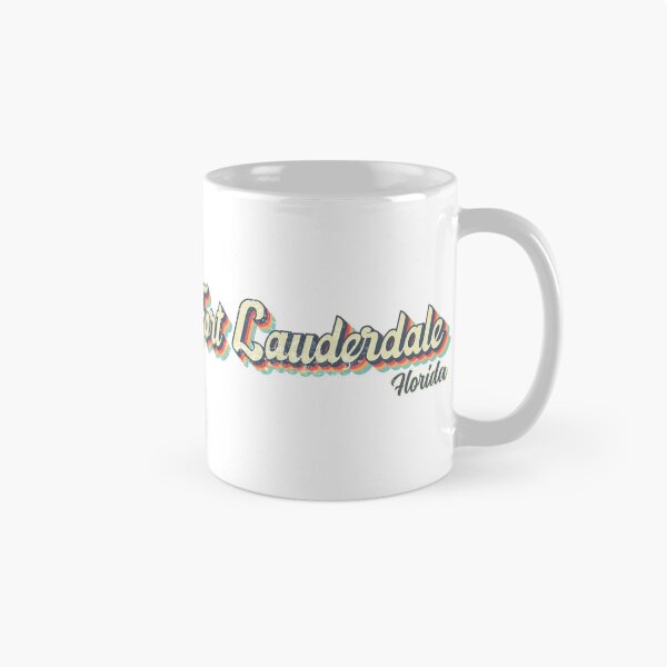 Item preview, Fort Lauderdale city Florida Retro Vintage 70s rainbow designed and sold by Teelogic.