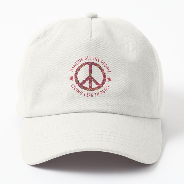 Aperçu de l'œuvre Imaginez toutes les personnes vivant en paix Citations de motivation de John Lennon - Rouge créée et vendue par CataRedBubble.