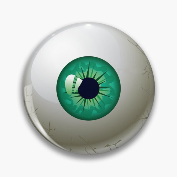 Eyeball Enamel Pin | Green Iris Pin